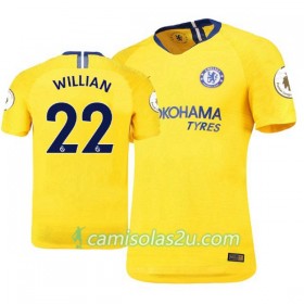 Camisolas de Futebol Chelsea Willian 22 Equipamento Alternativa 2018/19 Manga Curta